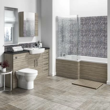 Hudson Reed 500x355mm Driftwood Full Depth WC Unit 4 Hudson Reed 500x355mm Driftwood Full Depth WC Unit - Image 2