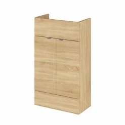 Hudson Reed 500x255mm Natural Oak Compact Vanity Unit