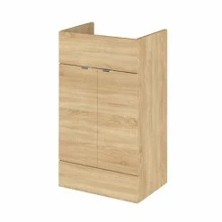 Hudson Reed 500x355mm Natural Oak Full Depth Vanity Unit