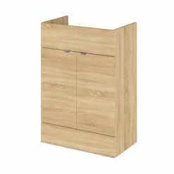 Hudson Reed 600x355mm Natural Oak Full Depth Vanity Unit