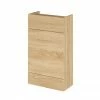 Hudson Reed 500x255mm Natural Oak Compact WC Unit -Hudson Reed Shop OFF345 p