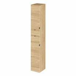 Hudson Reed 300x355mm Tall Natural Oak Full Depth Tower Unit