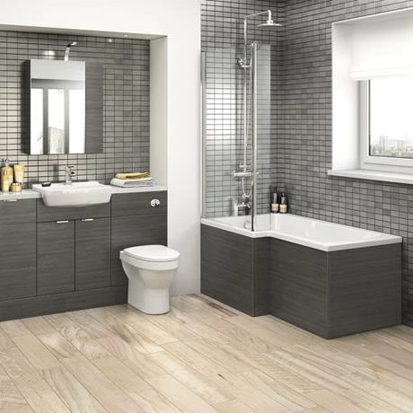 Hudson Reed Hacienda Black 700 Square Shower Bath End Panel - OFF679 Hudson Reed Hacienda Black 700 Square Shower Bath End Panel - OFF679 -Hudson Reed Shop OFF679 d1 460