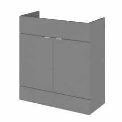 Hudson Reed 800x355mm Gloss Grey Full Depth Vanity Unit
