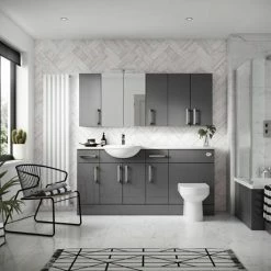 Hudson Reed 500x355mm Gloss Grey Full Depth Drawer Line Unit -Hudson Reed Shop OFF926 d2 460