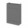 Hudson Reed 600x255mm Gloss Grey Compact WC Unit
