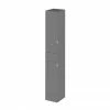 Hudson Reed 300x355mm Tall Gloss Grey Full Depth Tower Unit -Hudson Reed Shop OFF962 p