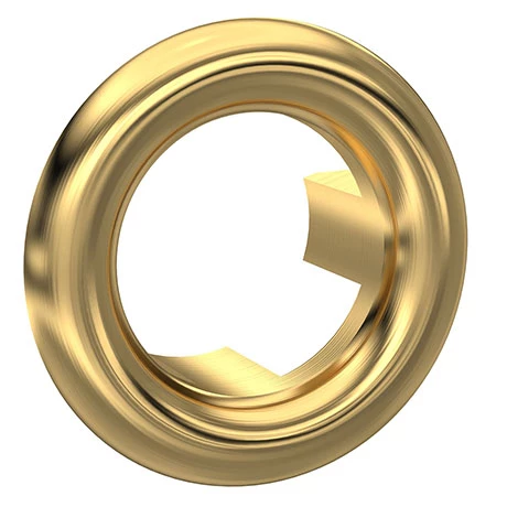 Hudson Reed Brushed Brass Overflow Cover - OVFL03