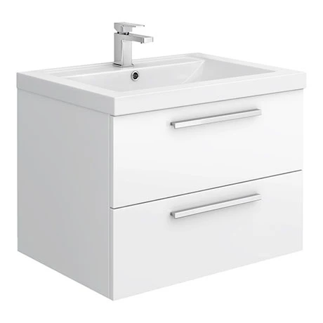 Hudson Reed 720mm Gloss White Modular Basin Vanity Unit Hudson Reed 720mm Gloss White Modular Basin Vanity Unit -Hudson Reed Shop QUA005 np