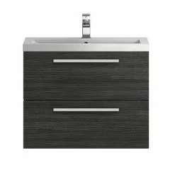 Hudson Reed 720mm Black Woodgrain Modular Basin Vanity Unit 4 Hudson Reed 720mm Black Woodgrain Modular Basin Vanity Unit -Hudson Reed Shop QUA007 d2 460