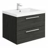 Hudson Reed 720mm Black Woodgrain Modular Basin Vanity Unit 2 Hudson Reed 720mm Black Woodgrain Modular Basin Vanity Unit -Hudson Reed Shop QUA007 np