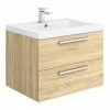 Hudson Reed 720mm Natural Oak Modular Basin Vanity Unit -Hudson Reed Shop QUA008 np