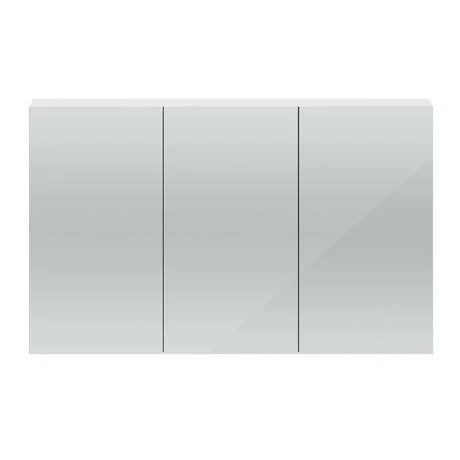 Hudson Reed 1350mm White Gloss 3 Door Mirror Cabinet - QUA009 Hudson Reed 1350mm White Gloss 3 Door Mirror Cabinet - QUA009 -Hudson Reed Shop QUA009 nd1 460