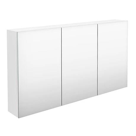 Hudson Reed 1350mm White Gloss 3 Door Mirror Cabinet - QUA009 Hudson Reed 1350mm White Gloss 3 Door Mirror Cabinet - QUA009 -Hudson Reed Shop QUA009 np