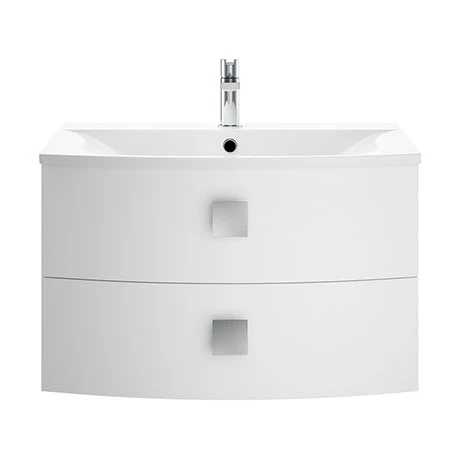 Hudson Reed Sarenna 700mm Wall Hung Cabinet & Basin - Moon White Hudson Reed Sarenna 700mm Wall Hung Cabinet & Basin - Moon White -Hudson Reed Shop SAR101 P