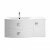 Hudson Reed Sarenna 1000mm Wall Hung Cabinet & Basin - Moon White 1 Hudson Reed Sarenna 1000mm Wall Hung Cabinet & Basin - Moon White -Hudson Reed Shop SAR102L P