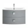 Hudson Reed Sarenna 700mm Wall Hung Cabinet & Basin - Dove Grey -Hudson Reed Shop SAR201 P