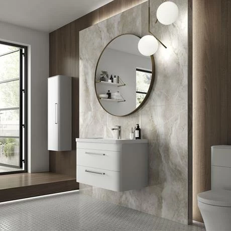 Hudson Reed Solar 800mm Wall Hung Cabinet & Basin - Pure White - SOL104 Hudson Reed Solar 800mm Wall Hung Cabinet & Basin - Pure White - SOL104 -Hudson Reed Shop SOL104 d2 460