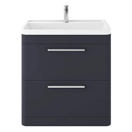 Hudson Reed Solar 800mm Floor Standing Cabinet & Basin - Indigo Blue - SOL303 Hudson Reed Solar 800mm Floor Standing Cabinet & Basin - Indigo Blue - SOL303 -Hudson Reed Shop SOL303 P
