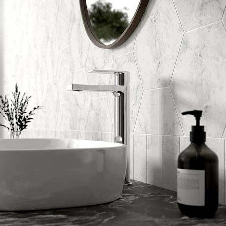 Hudson Reed Sottile Tall Mono Basin Mixer + Waste - SOT370 Hudson Reed Sottile Tall Mono Basin Mixer + Waste - SOT370 -Hudson Reed Shop SOT370 D1 460