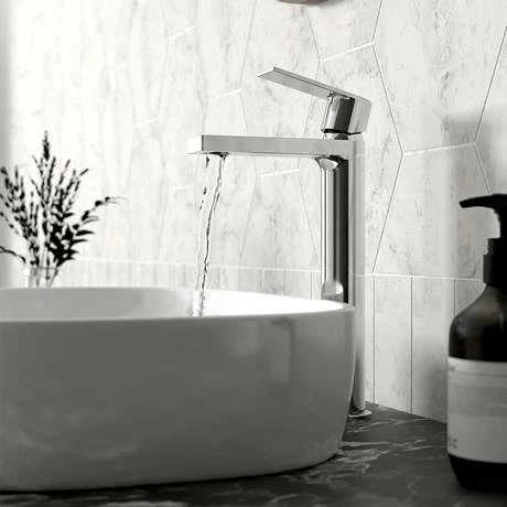 Hudson Reed Sottile Tall Mono Basin Mixer + Waste - SOT370 Hudson Reed Sottile Tall Mono Basin Mixer + Waste - SOT370 -Hudson Reed Shop SOT370 D2 460