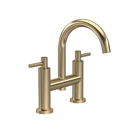 Hudson Reed Tec Lever Bath Filler with Swivel Spout - Brushed Brass - TEL853 Hudson Reed Tec Lever Bath Filler With Swivel Spout - Brushed Brass - TEL853 -Hudson Reed Shop TEL853 m
