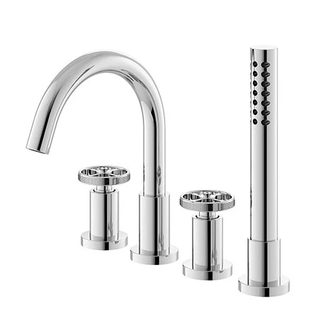 Hudson Reed Revolution Industrial 4TH Bath Shower Mixer - TIW334 3 Hudson Reed Revolution Industrial 4TH Bath Shower Mixer - TIW334