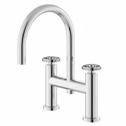 Hudson Reed Revolution Industrial Chrome Bath Filler - TIW353
