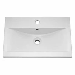 Hudson Reed Urban Satin White 600mm Floor Standing 2-Door Vanity Unit - URB108A -Hudson Reed Shop URB108A D1 460