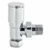 Hudson Reed Modern Angled Radiator Valves - Chrome - RV002 -Hudson Reed Shop Ultra Modern Angled Radiator Valves Chrome RV002 n p